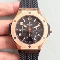 Replica Hublot Big Bang 301PC1007RX JF Rose Gold Carbon Fiber Dial Swiss HUB4100