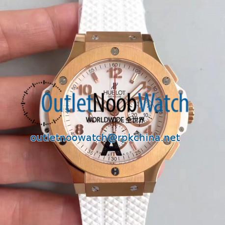 Replica Hublot Big Bang 301.PE.230.RW JF Rose Gold White Dial Swiss HUB4100