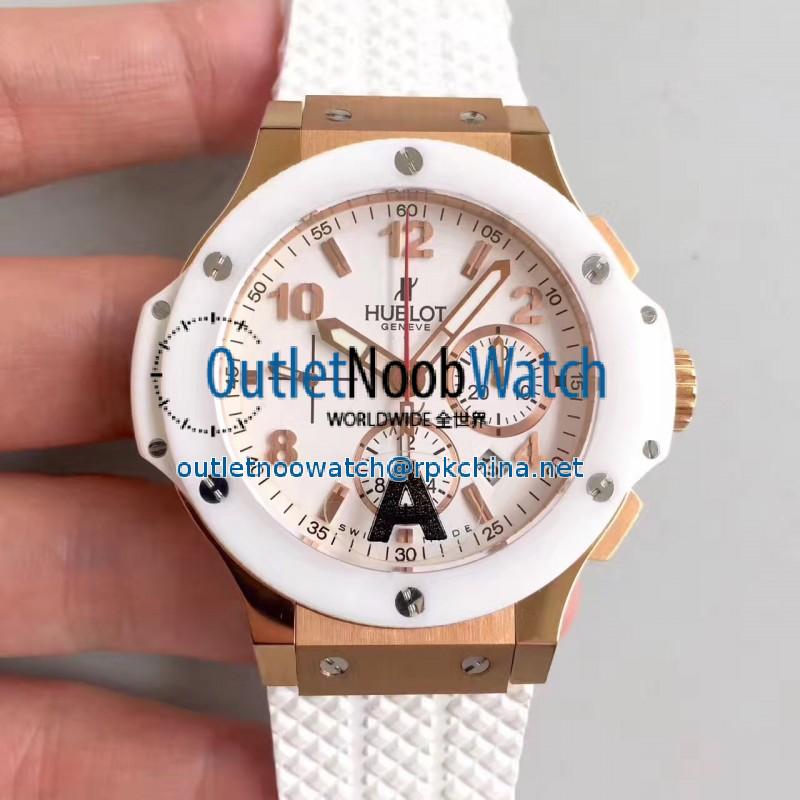 Replica Hublot Big Bang 301.PE.230.RW JF Rose Gold White Dial Swiss HUB4100